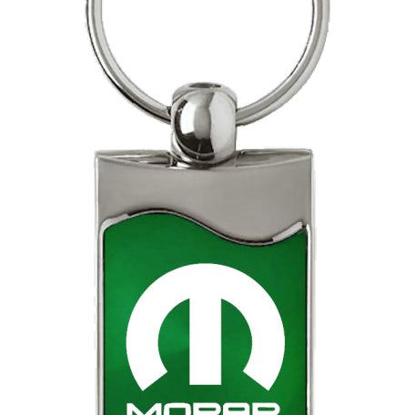 Mopar Rectangular Wave Key Fob - Green