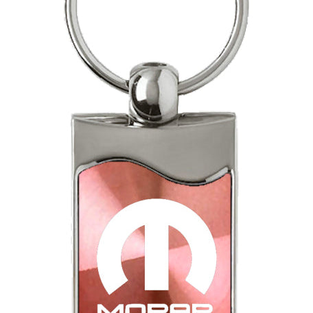 Mopar Rectangular Wave Key Fob - Pink