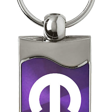 Mopar Rectangular Wave Key Fob - Purple