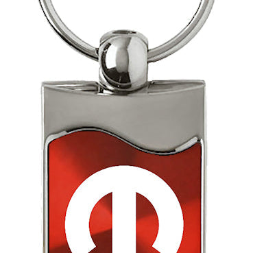 Mopar Rectangular Wave Key Fob - Red