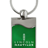 Lincoln Nautilus Rectangular Wave Key Fob - Green