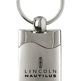 Lincoln Nautilus Rectangular Wave Key Fob - Silver