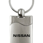 Nissan Rectangular Wave Key Fob - Silver