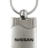 Nissan Rectangular Wave Key Fob - Silver