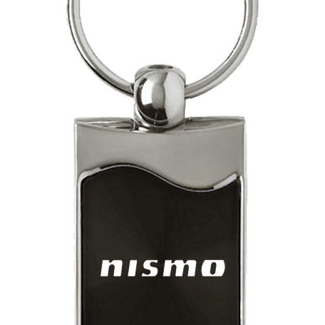 Nissan Nismo Rectangular Wave Key Fob - Black
