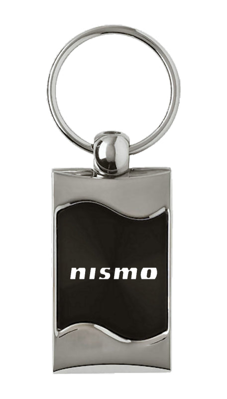Nissan Nismo Rectangular Wave Key Fob - Black