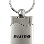 Nissan Nismo Rectangular Wave Key Fob - Silver