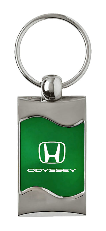 Honda Odyssey Rectangular Wave Key Fob - Green