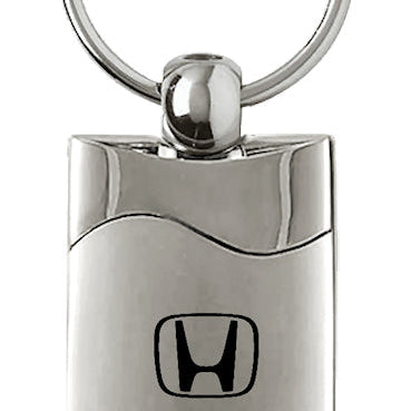 Honda Odyssey Rectangular Wave Key Fob - Silver