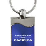 Chrysler Pacifica Rectangular Wave Key Fob - Blue