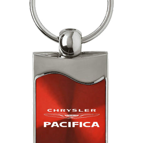 Chrysler Pacifica Rectangular Wave Key Fob - Red