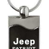 Jeep Patriot Rectangular Wave Key Fob - Black