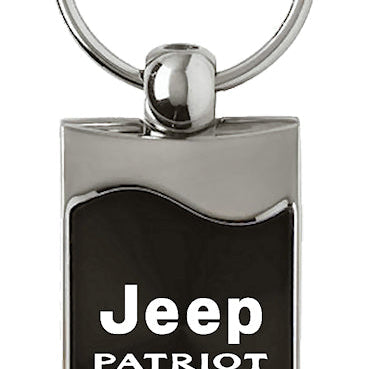 Jeep Patriot Rectangular Wave Key Fob - Black