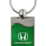 Honda Passport Rectangular Wave Key Fob - Green