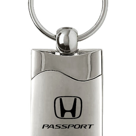 Honda Passport Rectangular Wave Key Fob - Silver