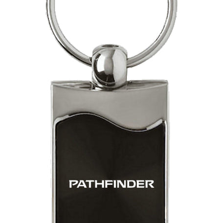 Nissan Pathfinder Rectangular Wave Key Fob - Black