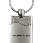 Nissan Pathfinder Rectangular Wave Key Fob - Silver