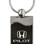 Honda Pilot Rectangular Wave Key Fob - Black