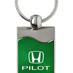 Honda Pilot Rectangular Wave Key Fob - Green