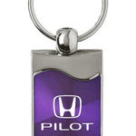 Honda Pilot Rectangular Wave Key Fob - Purple