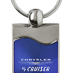 Chrysler PT Cruiser Rectangular Wave Key Fob - Blue