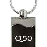 Infiniti Q50 Rectangular Wave Key Fob - Black