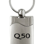 Infiniti Q50 Rectangular Wave Key Fob - Silver