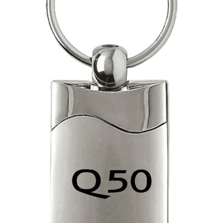 Infiniti Q50 Rectangular Wave Key Fob - Silver