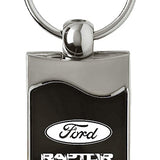 Ford Raptor Rectangular Wave Key Fob - Black