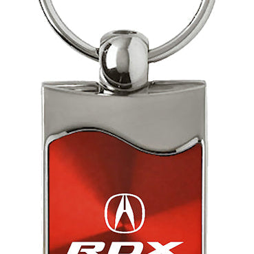 Acura RDX Rectangular Wave Key Fob - Red