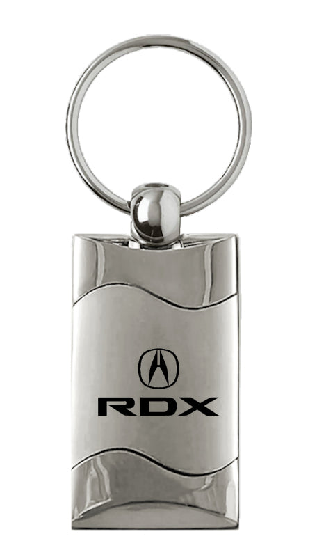 Acura RDX Rectangular Wave Key Fob - Silver