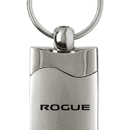 Nissan Rogue Rectangular Wave Key Fob - Silver