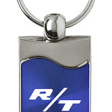 Dodge RT Rectangular Wave Key Fob - Blue