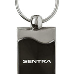 Nissan Sentra Rectangular Wave Key Fob - Black