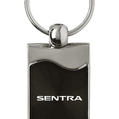 Nissan Sentra Rectangular Wave Key Fob - Black