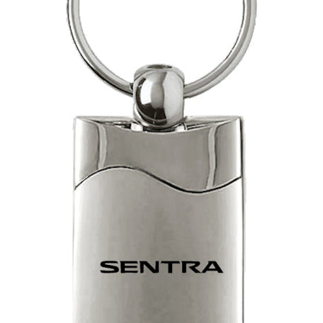 Nissan Sentra Rectangular Wave Key Fob - Silver