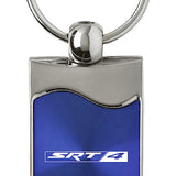 Dodge SRT-4 Rectangular Wave Key Fob - Blue