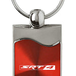 Dodge SRT-4 Rectangular Wave Key Fob - Red