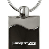 Dodge SRT-8 Rectangular Wave Key Fob - Black