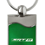 Dodge SRT-8 Rectangular Wave Key Fob - Green