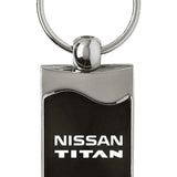 Nissan Titan Rectangular Wave Key Fob - Black