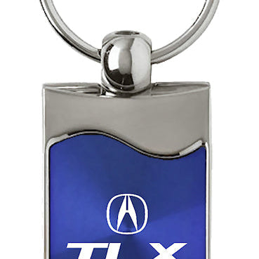 Acura TLX Rectangular Wave Key Fob - Blue