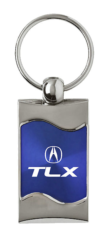 Acura TLX Rectangular Wave Key Fob - Blue