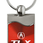 Acura TLX Rectangular Wave Key Fob - Red