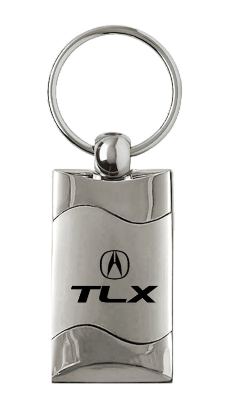 Acura TLX Rectangular Wave Key Fob - Silver