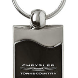 Chrysler Town & Country Rectangular Wave Key Fob - Black