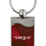 Ram TRX Rectangular Wave Key Fob - Burgundy