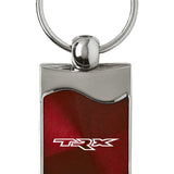 Ram TRX Rectangular Wave Key Fob - Burgundy