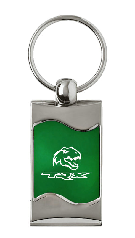 Ram TRX Dino Rectangular Wave Key Fob - Green