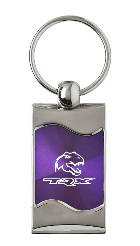 Ram TRX Dino Rectangular Wave Key Fob - Purple